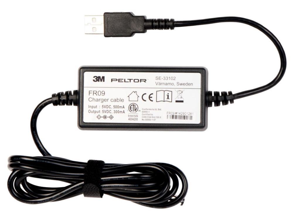 3M Peltor FR09 5V USB-lader
