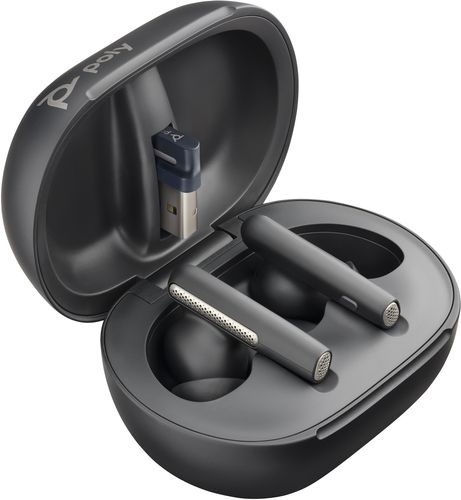 Poly Voyager Free 60 ワイヤレスイヤホン Poly Voyager Free 60+ UC Carbon Black Earbuds + BT700 USB-C