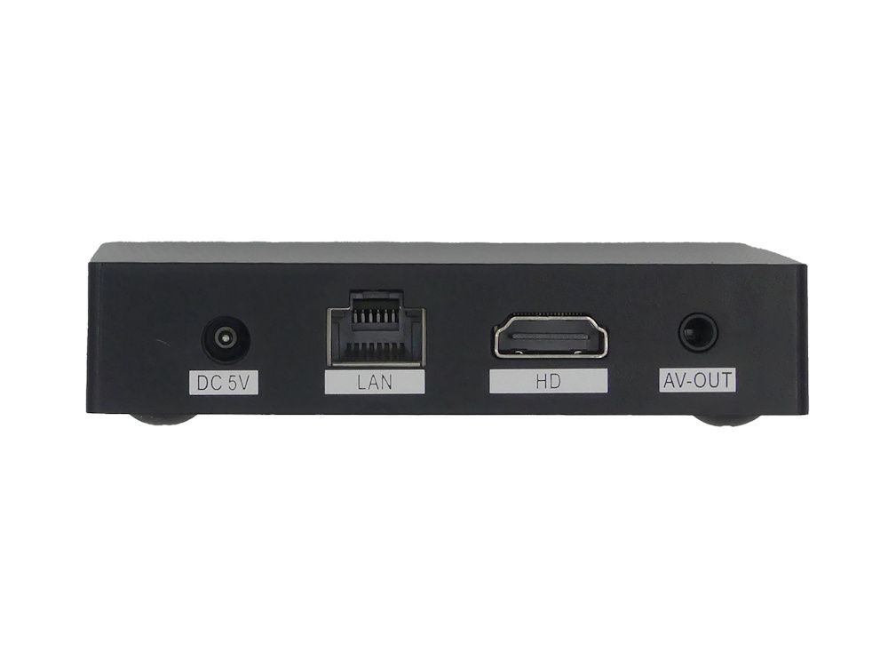 Aansluitingen op de ProDVX AAVH-X102 4K Android mediaspeler
