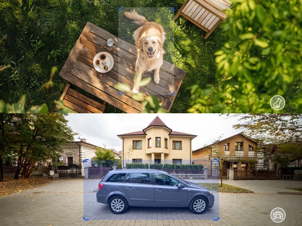 De Reolink E450-W outdoor 4K WiFi camera heeft naast persoonsdetectie ook dierendetectie en voertuigdetectie