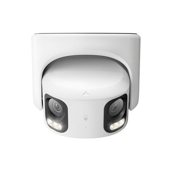 Voorkant van de Reolink RP-PCT16MD-W dual-lens 16MP PoE camera met 180° panoramisch zicht