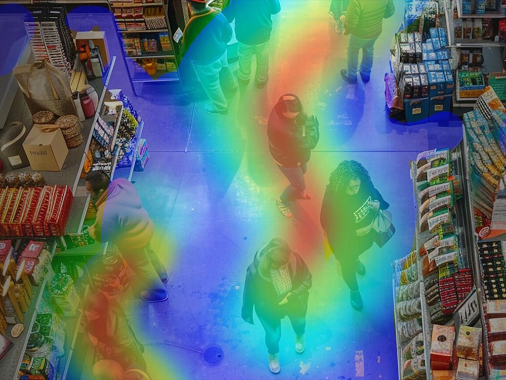 Heatmap vanaf de Reolink Pro RP-PN8-NHD 12-kanaals PoE NVR