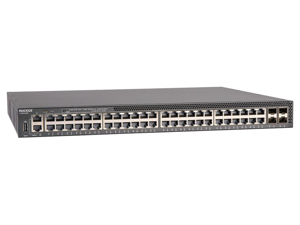 Ruckus ICX8200-48PF | 48x PoE+ Gigabit Switch