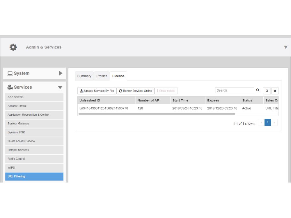 Ruckus Unleashed URL Filtering