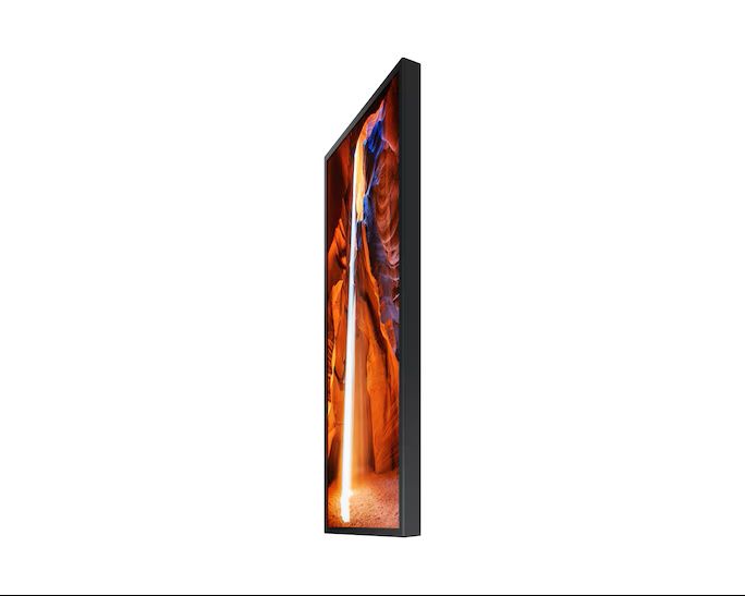 Samsung OM55N-S Full HD High Brightness Etalage Scherm schuin rechts
