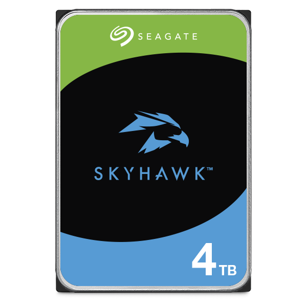 Voorkant van de Seagate SkyHawk ST4000VX016 4TB HDD 3.5" SATA harde schijf