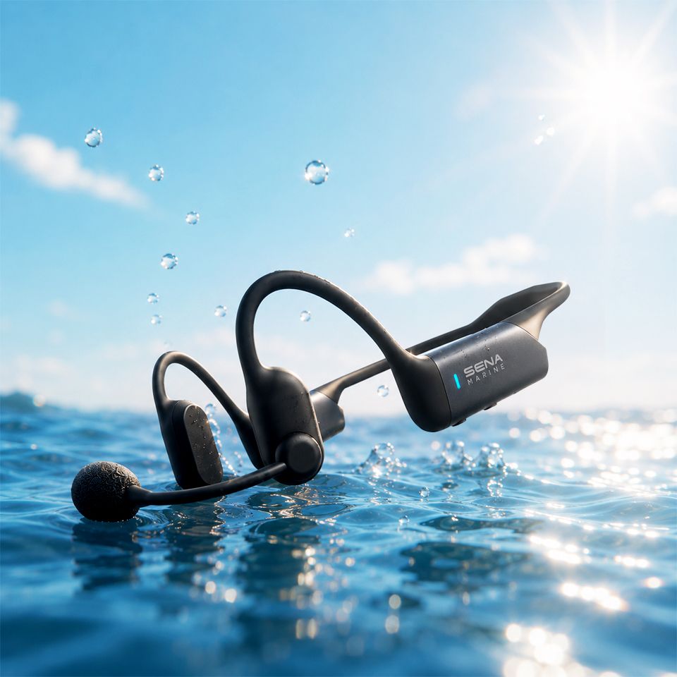 Waterdichte Sena Nautitalk Open Bone Conduction Marine Headset