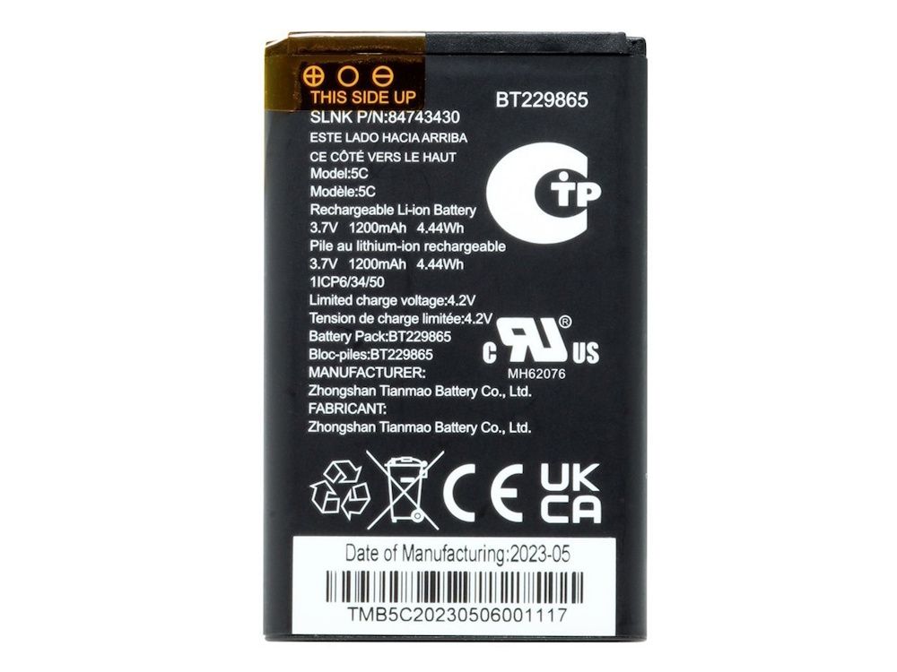 De Spectralink Replacement Battery is een vervangingsbatterij voor de S35 en S37 handsets