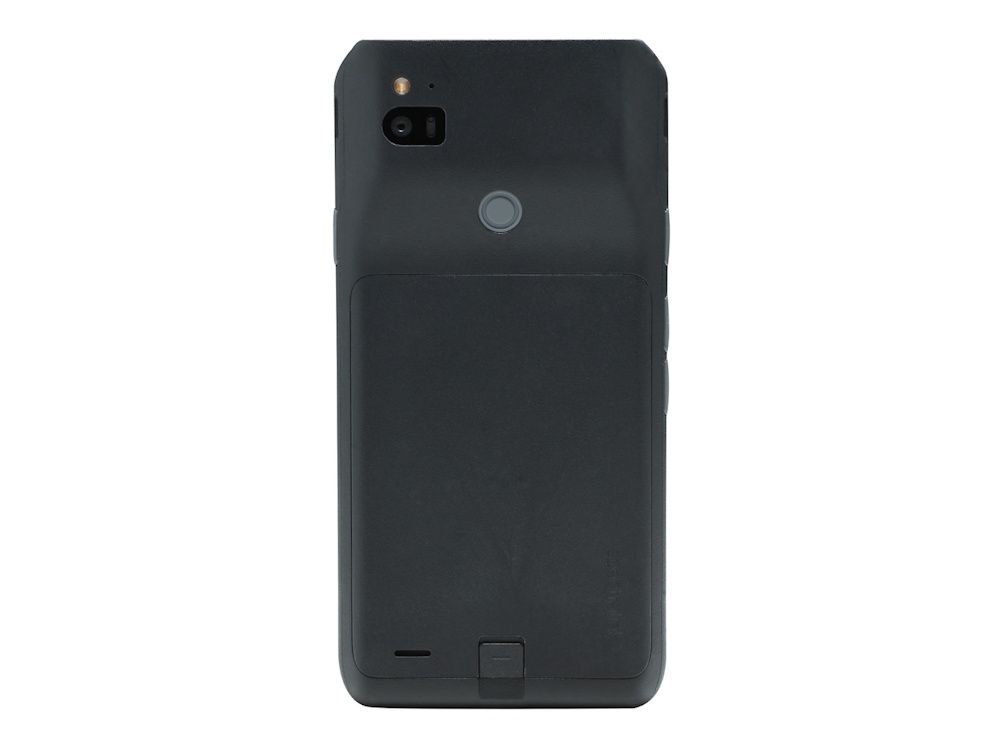 Achterkant van de Spectralink Versity 9740 enterprise grade WiFi smartphone