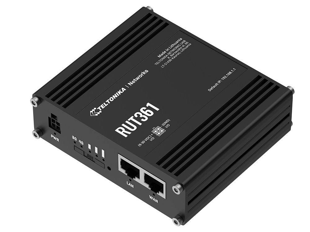 demo - Teltonika RUT361 Industriële LTE-A/4G+ router