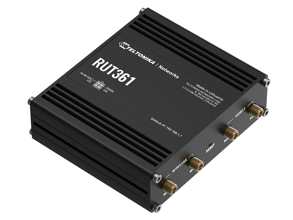 demo - Teltonika RUT361 Industriële LTE-A/4G+ router