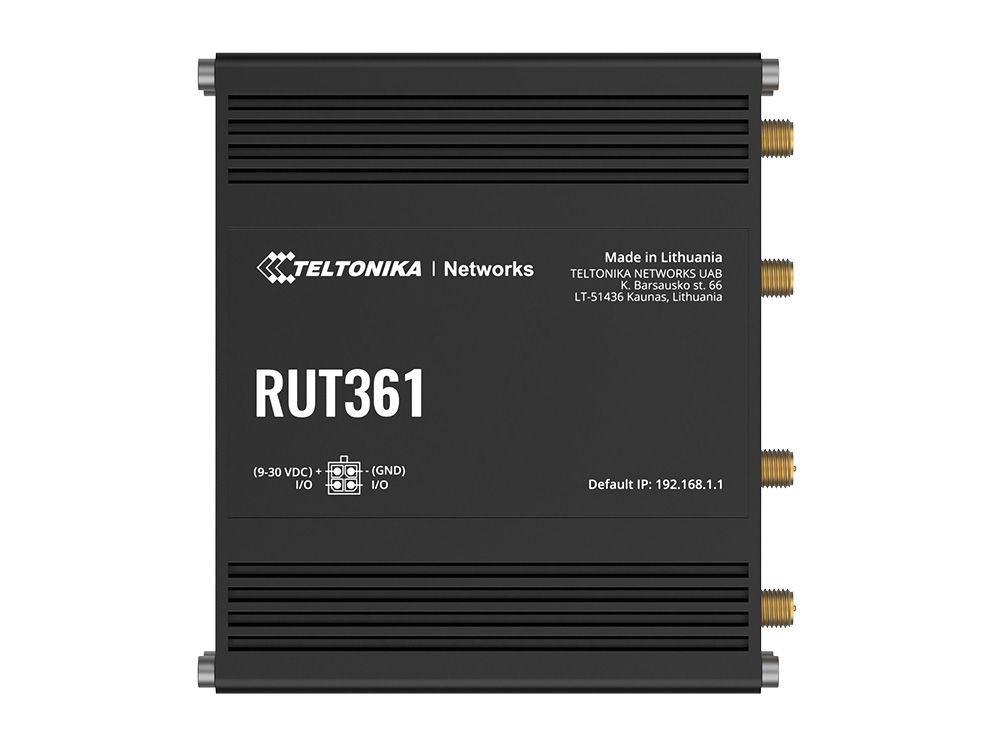 demo - Teltonika RUT361 Industriële LTE-A/4G+ router