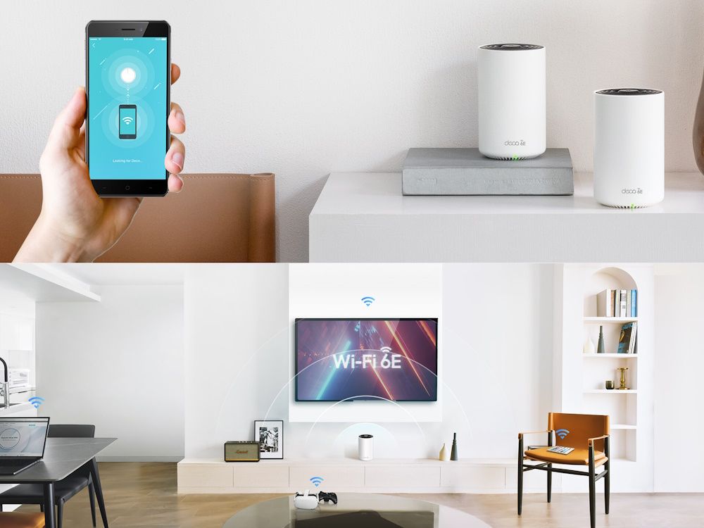 TP-Link Deco XE75 3-pack mesh WiFi systeem