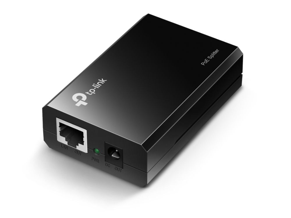TP-Link TL-POE10R Gigabit PoE Splitter 802.3af compatible (12V/1A, 9V/1A, 5V/2A) Output 12W productafbeelding