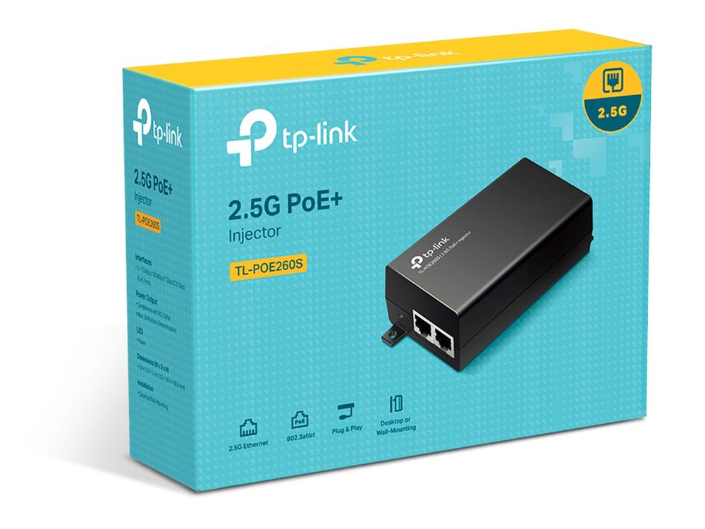 TP-Link TL-POE260S 2.5 Gigabit PoE Injector