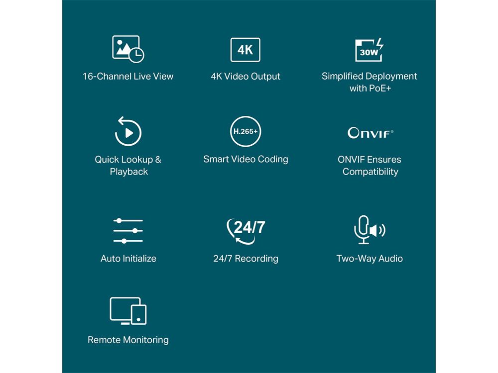 TP-Link VIGI NVR2016H-16MP