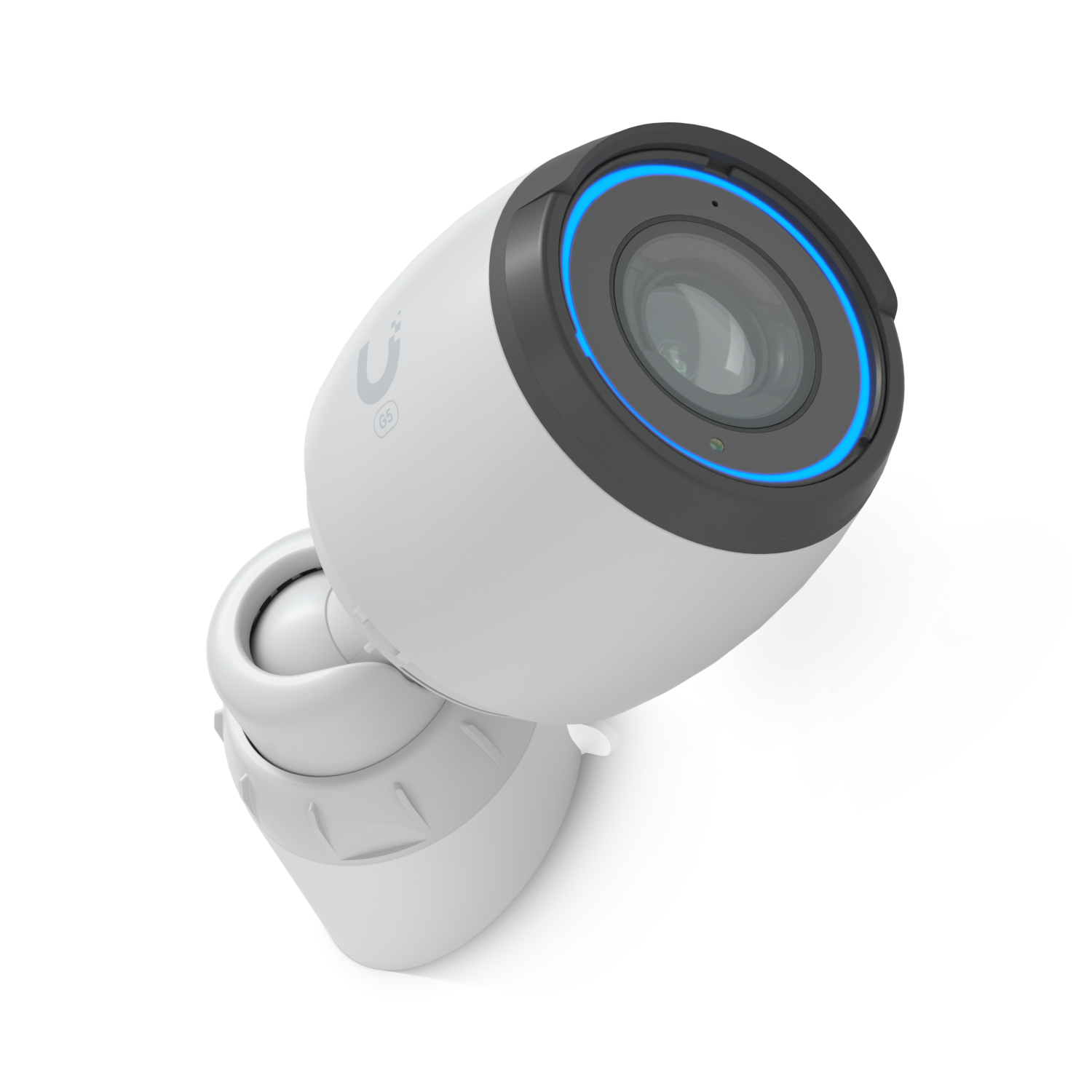 Camera gemonteerd met de Ubiquiti Bullet Camera Angled Base (UACC-Bullet-AB-W)