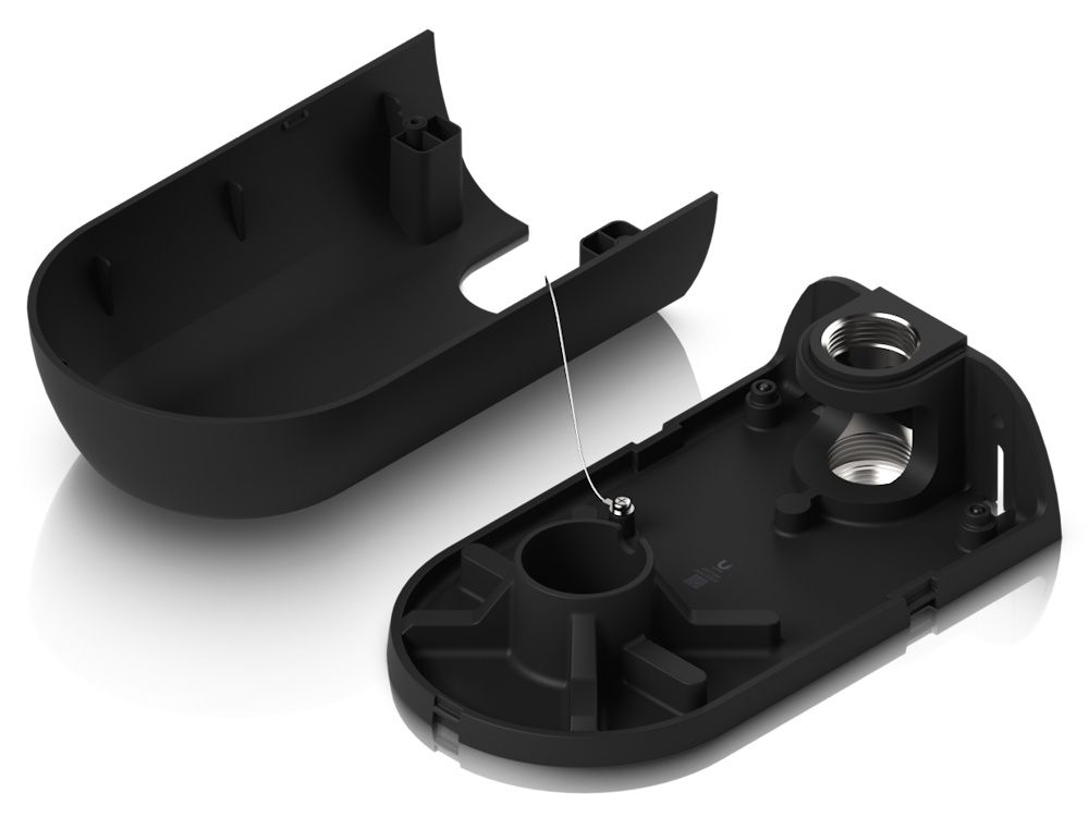 Binnenkant van de Ubiquiti Camera Arm Mount UACC-Camera-AM-B montagebeugel voor de G5 Turret Ultra beveiligingscamera