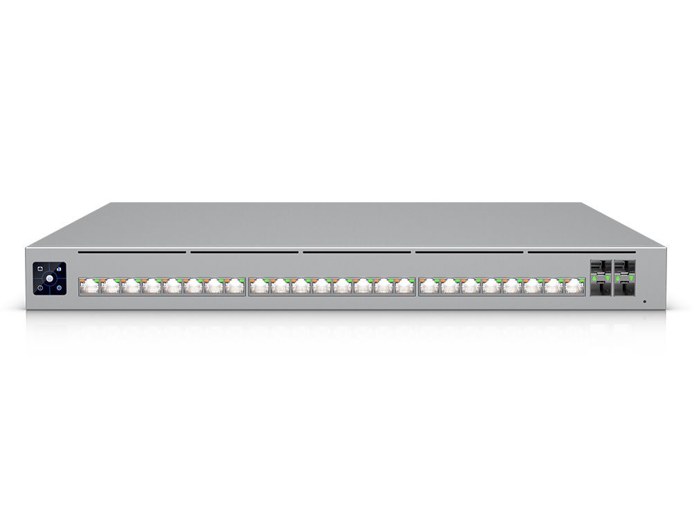 Ubiquiti Enterprise Campus 24S PoE aansluitingen