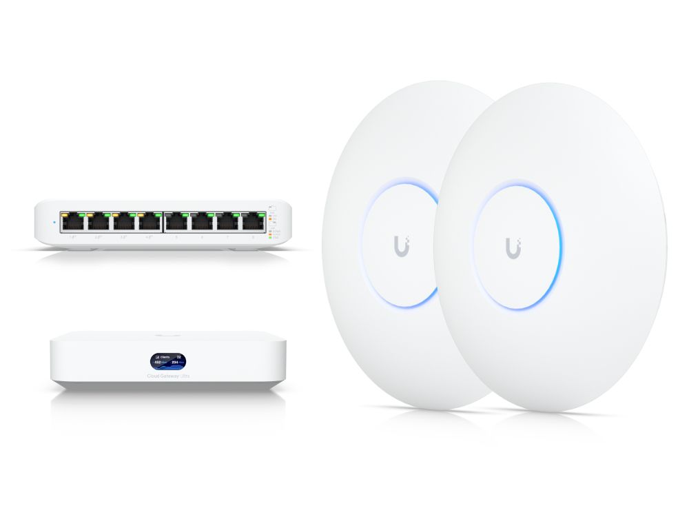 Ubiquiti WiFi 6 Pro bundel incl. UniFi Cloud Gateway Ultra en PoE
