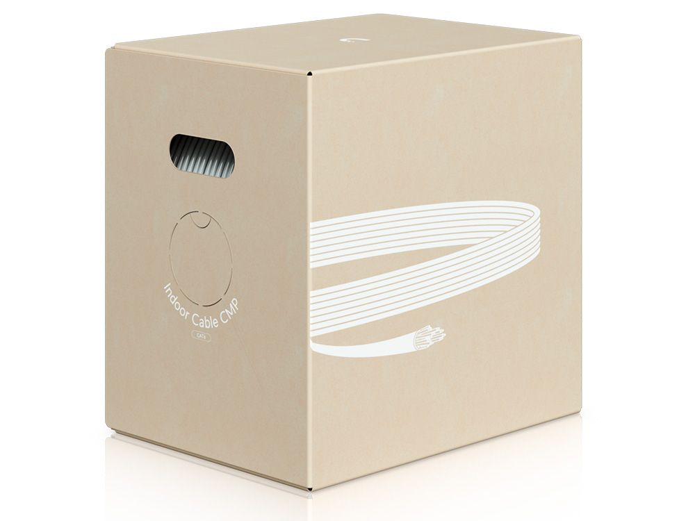 Ubiquiti UniFi Indoor Cable Cat6 CMP 305 meter op haspel
