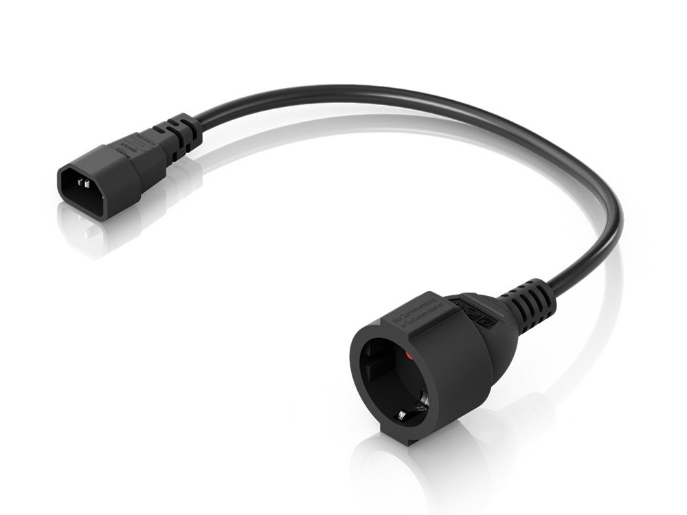 UACC-Cable-C14-SK-F | C14 naar Type F kabel