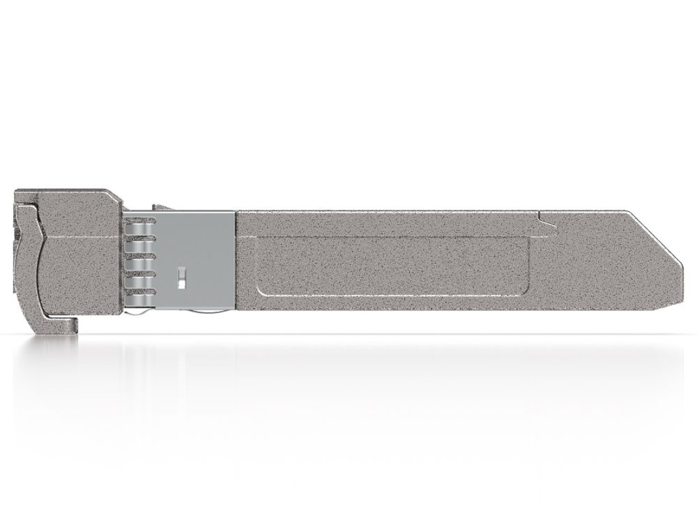 Zijkant van de Ubiquiti 10G CWDM Single-Mode SFP+ Module (UACC-OM-SFP10-1470)