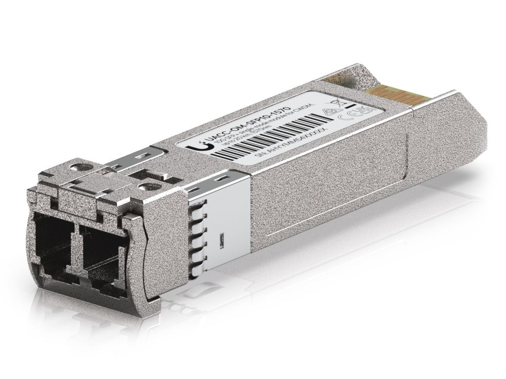 Onderkant van de Ubiquiti 10G CWDM Single-Mode SFP+ Module (UACC-OM-SFP10-1570)