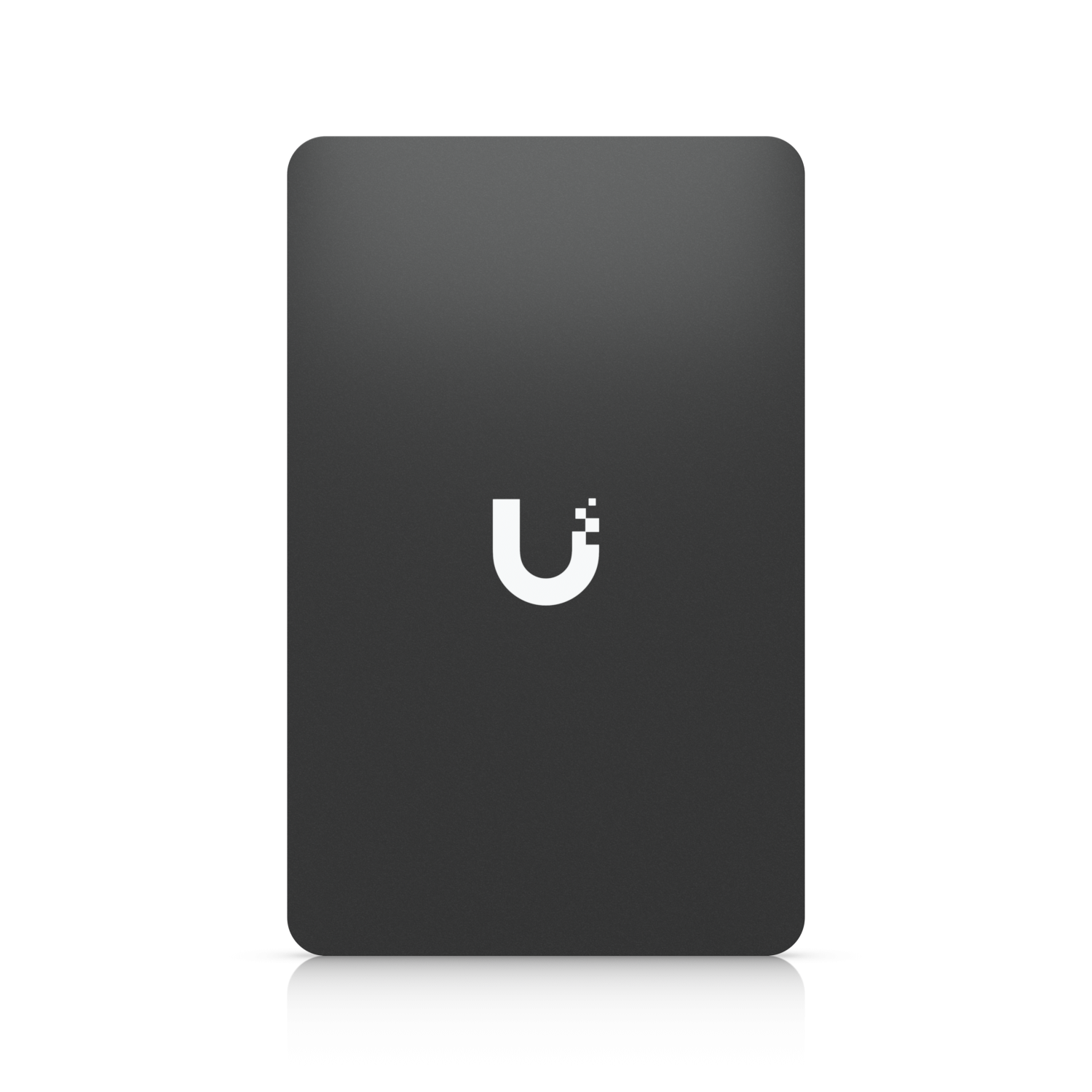 Voorkant van een NFC kaart uit het Ubiquiti UniFi Access Card 100-pack zwart