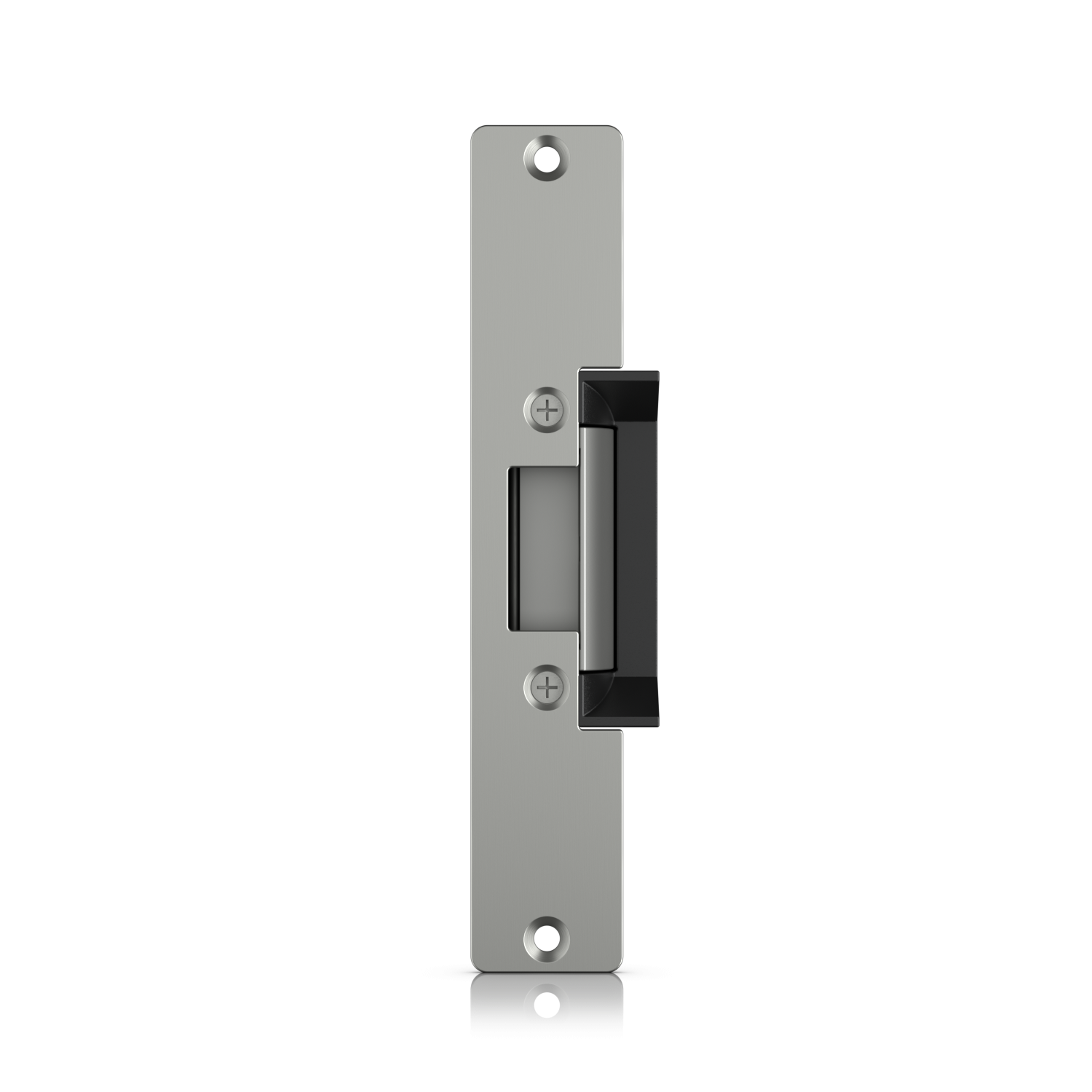 Voorkant van de Ubiquiti UniFi Access Electric Lock met lange frontplaat