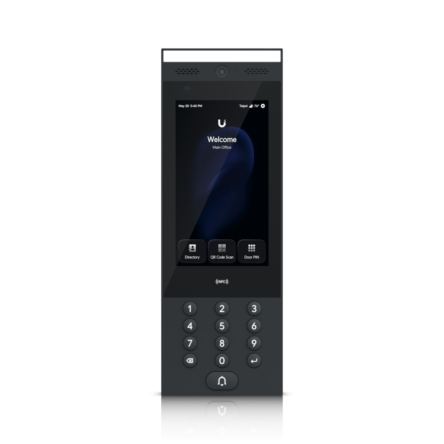 Voorkant van de Ubiquiti UniFi Access G3 Intercom