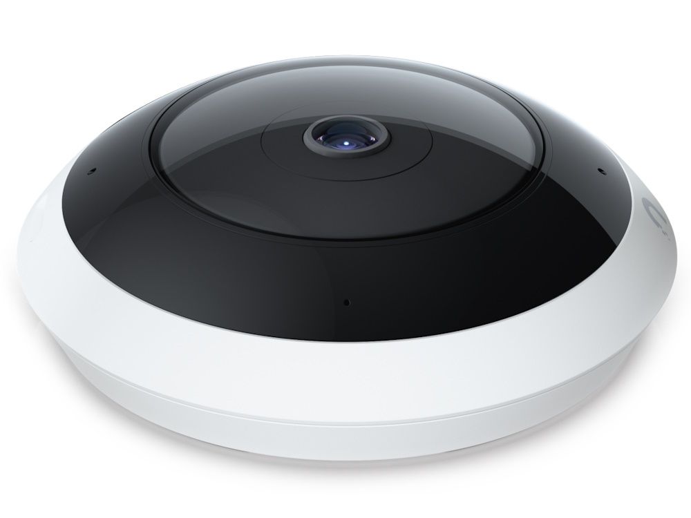 De Ubiquiti UniFi Protect AI 360 graden 5MP outdoor fisheye camera liggend