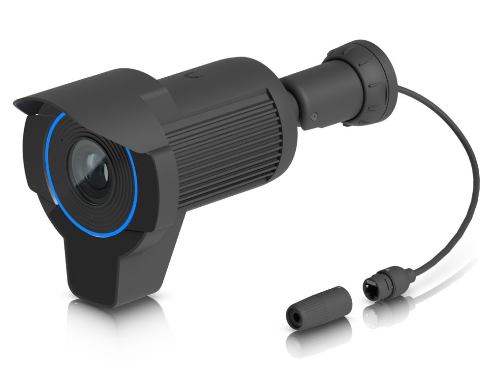 Ubiquiti UniFi Protect AI LPR (UVC-AI-LPR-B) camera voor kentekenplaatherkenning met aansluitkabel