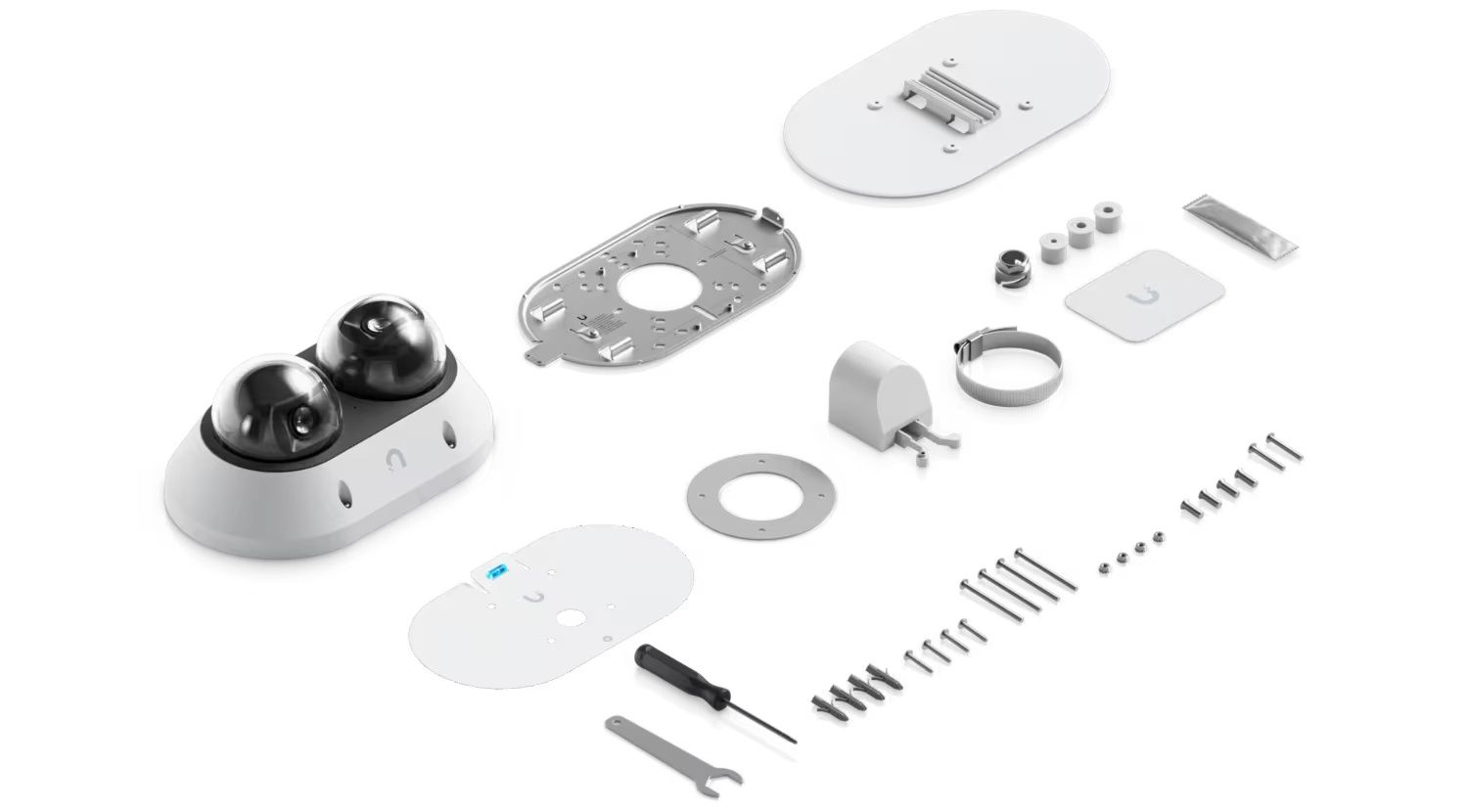 Ubiquiti UniFi AI Multi Sensor 2 camera verpakkingsinhoud