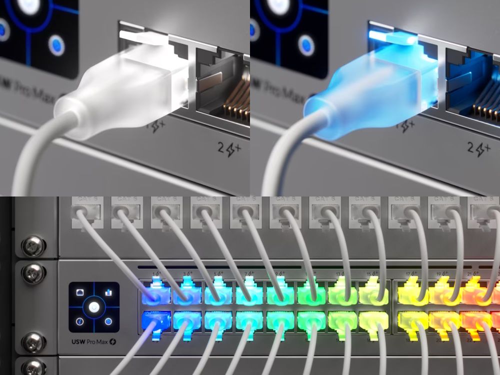 24x Ubiquiti UniFi Etherlightning Patchkabel