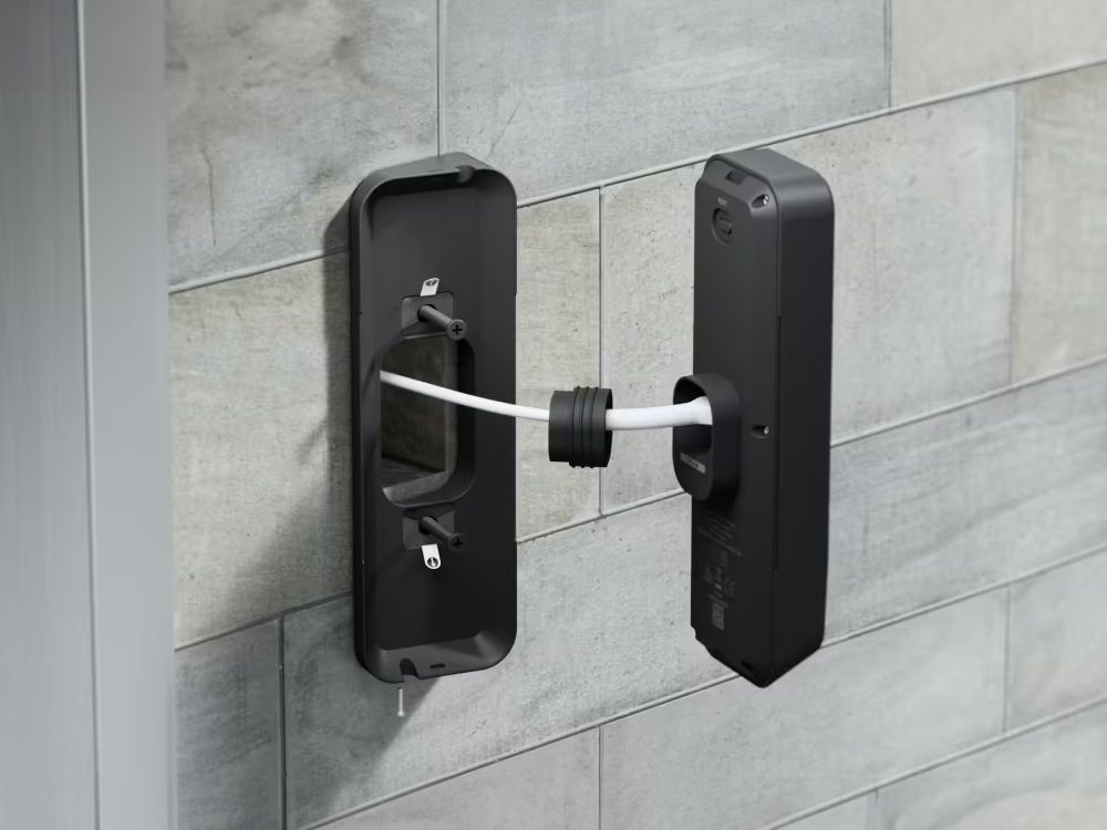 Ubiquiti UniFi G4 Doorbell Pro PoE zwart opbouw installatie