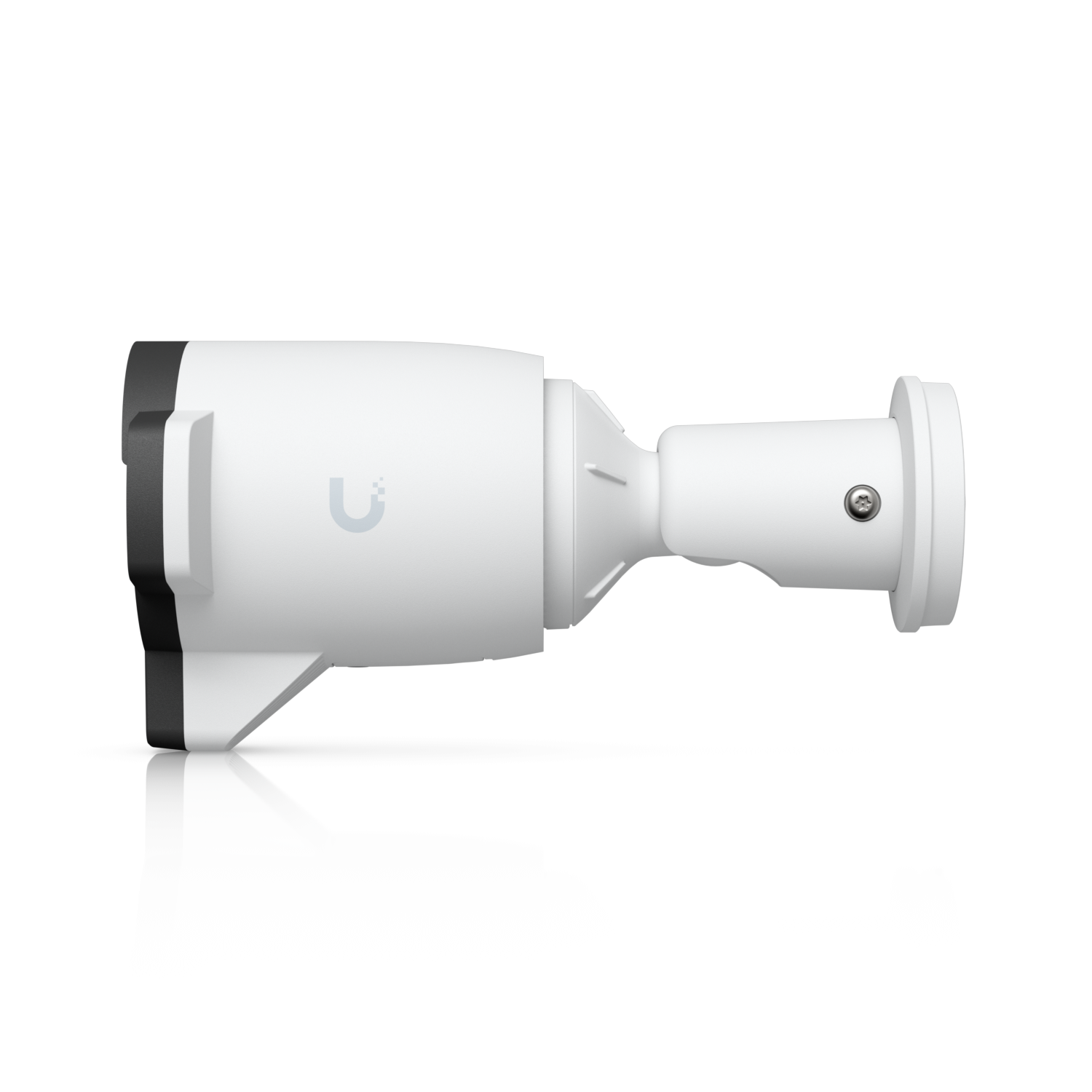 Zijkant van de Ubiquiti UniFi G6 Edge Bullet (UVC-G6-Edge-Bullet) outdoor 4K AI camera voor camerabewaking buiten 