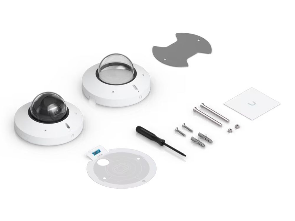 Ubiquiti UniFi G6 Mini Dome Camera Wit verpakkingsinhoud