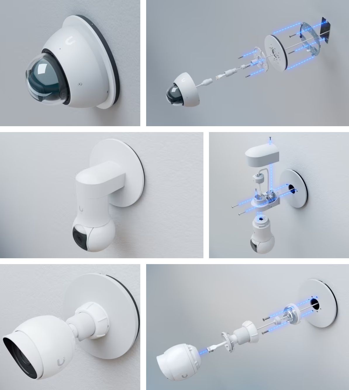 Installatie van de Ubiquiti UniFi Gang Box Mounting Plate Wit (UACC-GB-Plate-W)