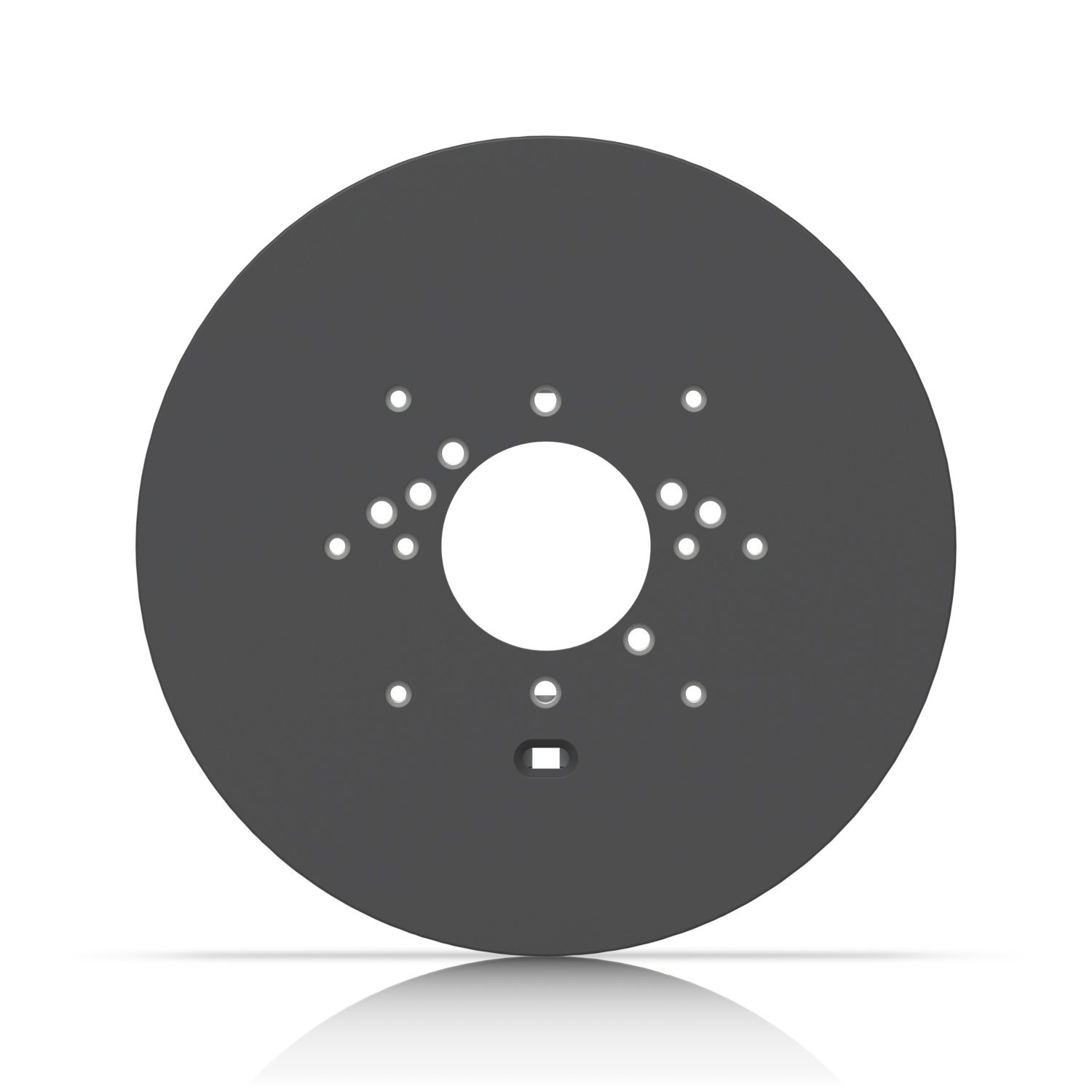 Montageplaat van de Ubiquiti UniFi Gang Box Mounting Plate Zwart (UACC-GB-Plate-B)
