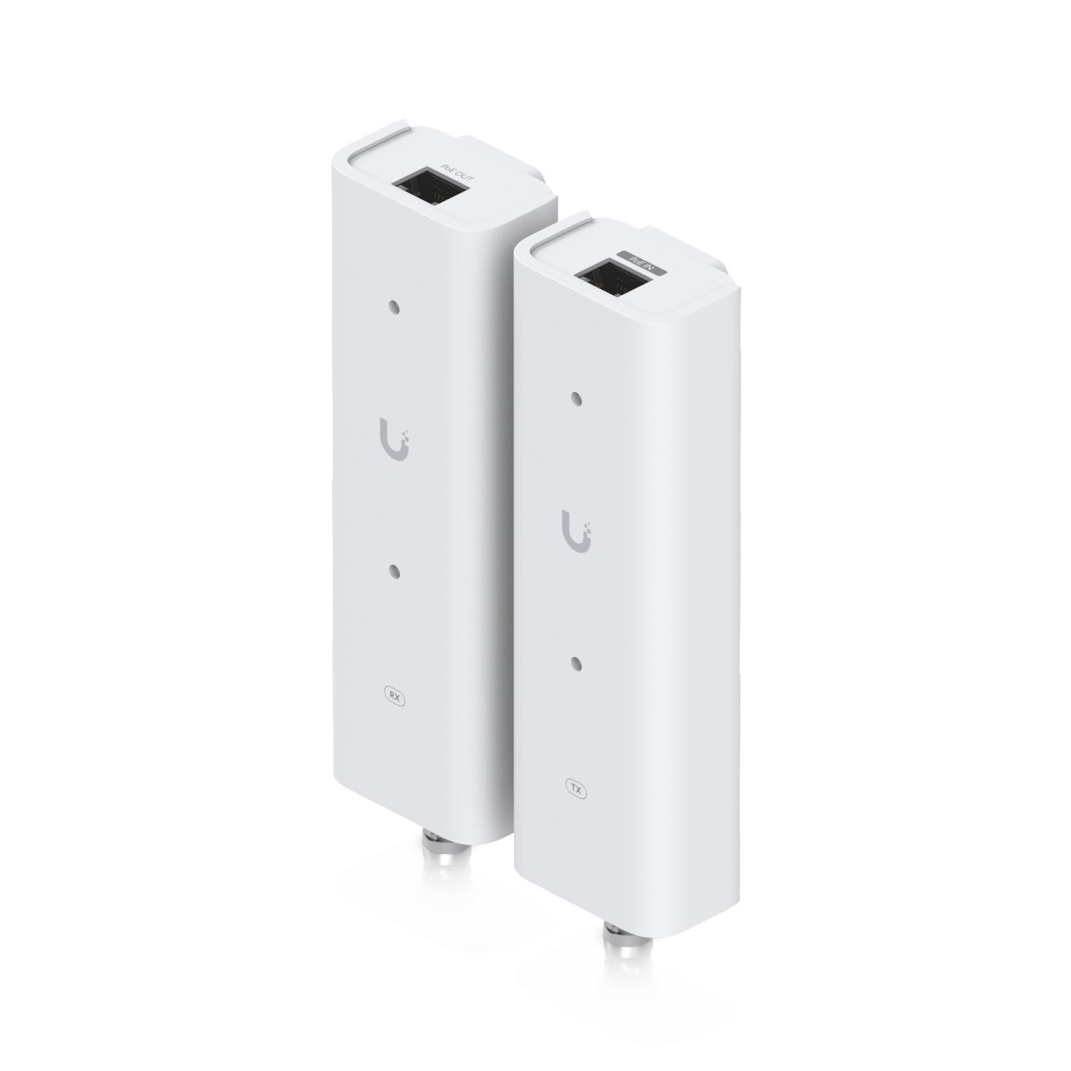 De Ubiquiti UniFi PoE Over 2-Wire Retrofit Extender set schuin van rechtsboven