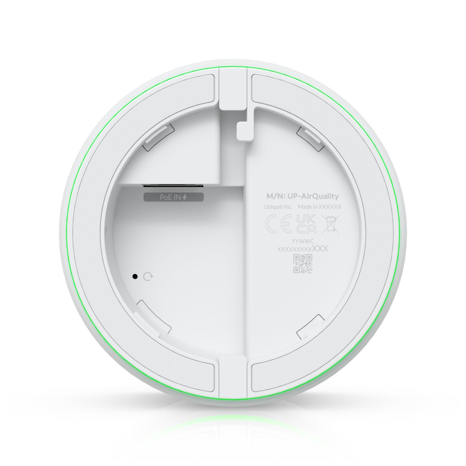 Onderkant Ubiquiti UniFi Vape Detection & Air Quality Sensor (UP-AirQuality)