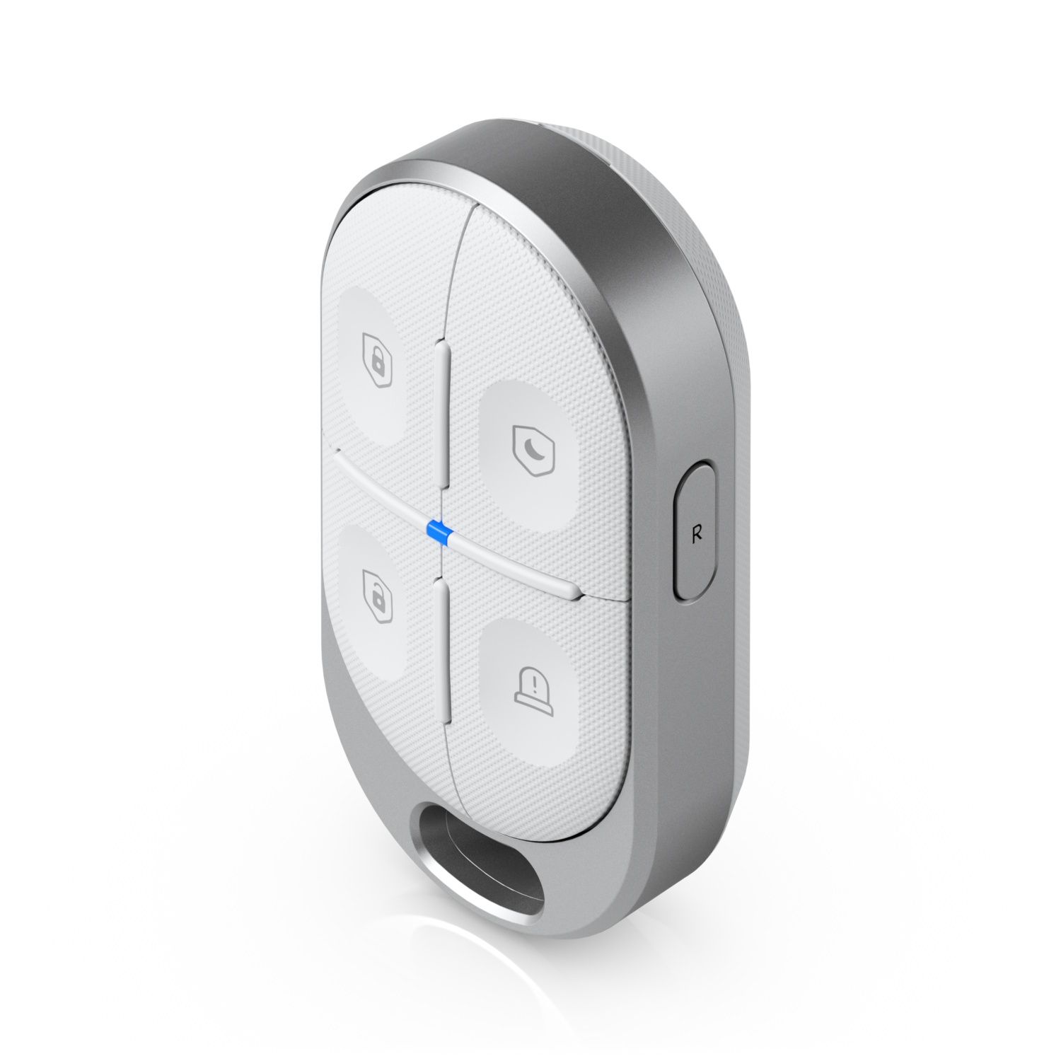 De Ubiquiti UniFi SuperLink Remote Control KeyFob (USL-FOB) voorkant schuin van boven