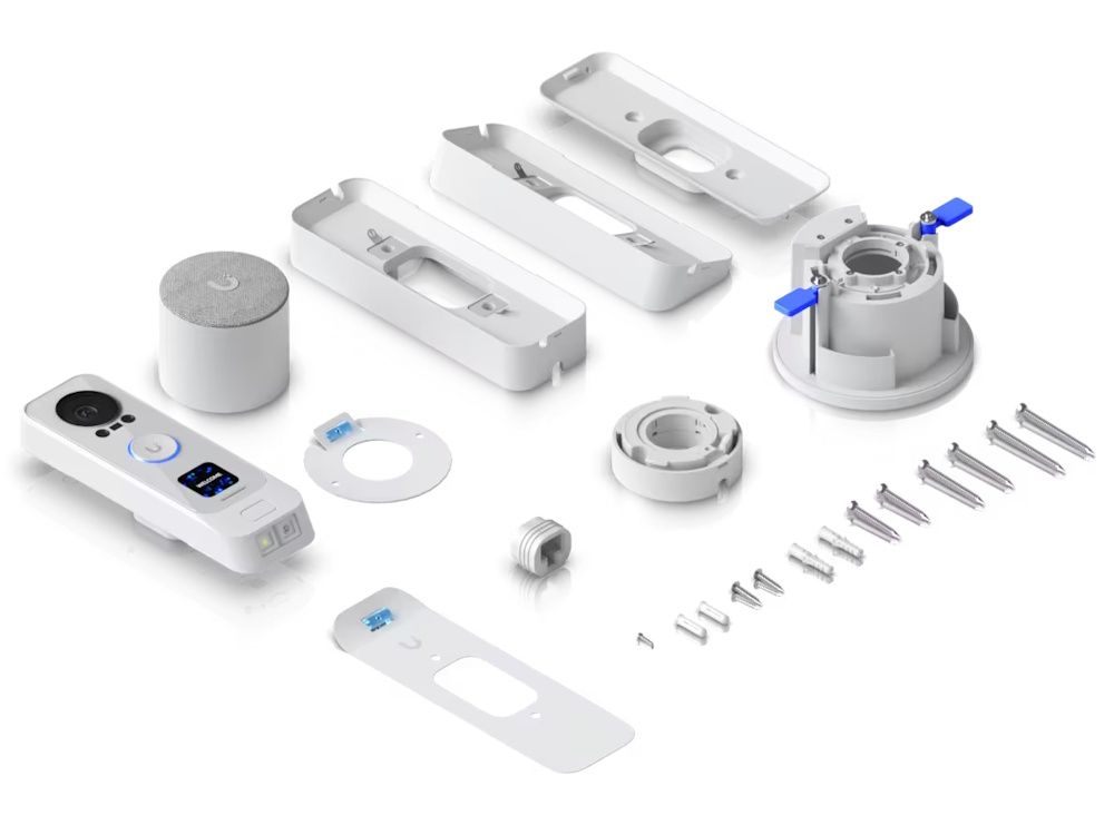 Ubiquiti UniFi G4 Doorbell Pro PoE kit wit inhoud verpakking
