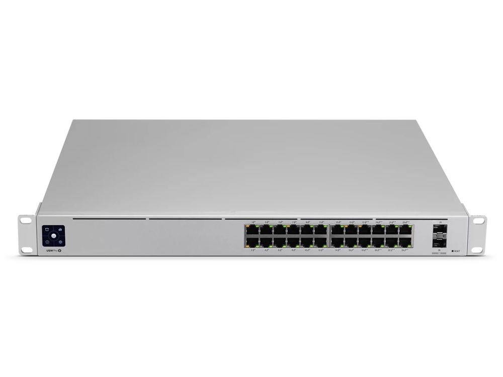 Ubiquiti UniFi USW-Pro-24-POE Gen2 24-poorts L3 Managed PoE++ Switch aansluitingen