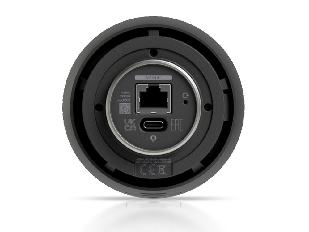 Ubiquiti UVC-G6-Pro-Bullet aansluiten met ethernetpoort