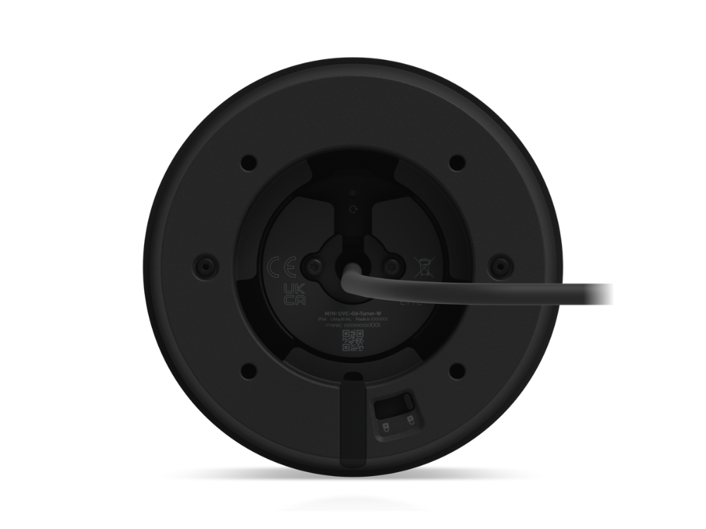 Ubiquiti G6 Turret security camera black back side