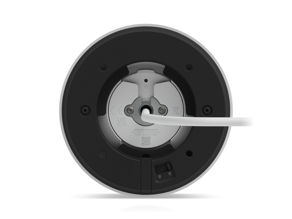 Ubiquiti G6 Turret camera white back side