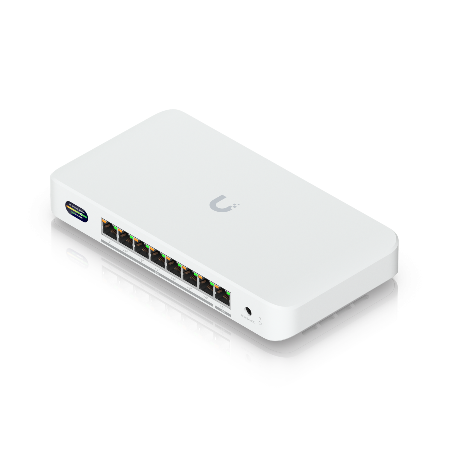 De Ubiquiti UniFi Device Bridge Switch (UDB-Switch) schuin van bovenaf