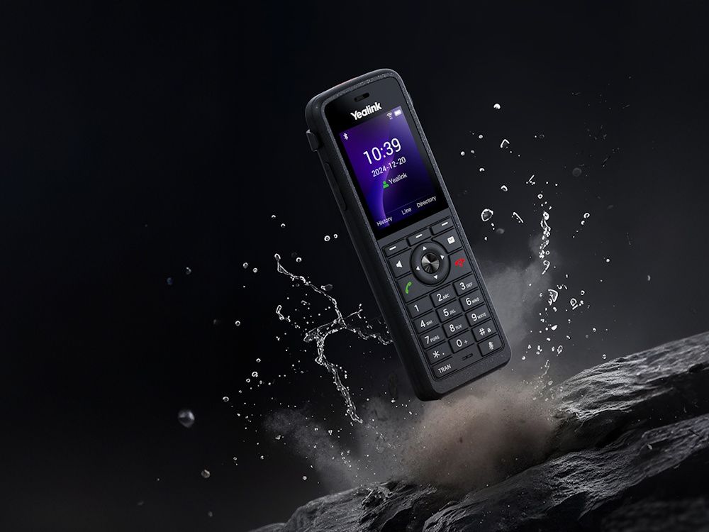 De Yealink AX86R robuuste WiFi telefoon is valbestendig